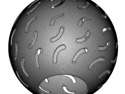 Premium Lamp Top Cover 3D print model