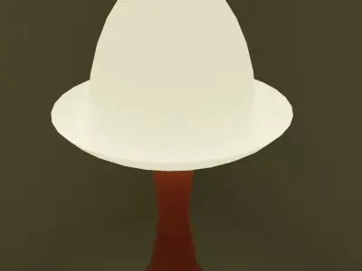 Simple 3D Desk Lamp Free low-poly 3D model