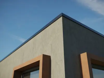 Contemporary Concrete House 3D model