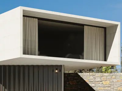 Modern Exterior House Container Design 3D model