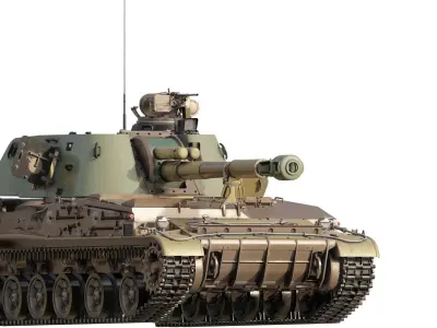 SO-152 2S3 Akatsiya 3D model