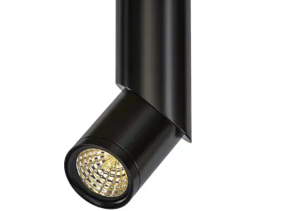 Dimmable led track light 3D model