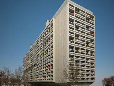 Unite Habitation Marseille 3D model