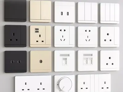 Switch and Outlet Collection-A9 3D model