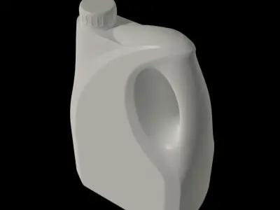 Motor Oil Bottle Mockup 3D model by sam-etver-3d