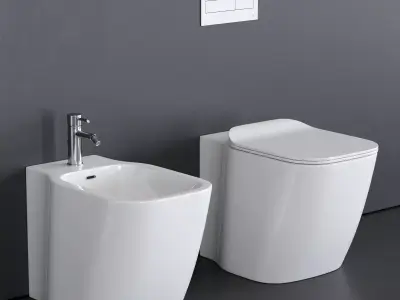 Noken ESSENCE-C WC Low-poly 3D model