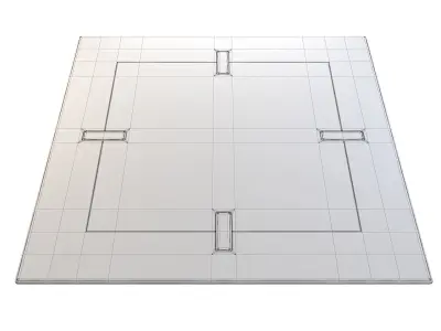 Space Station Floor - Medium 3D model