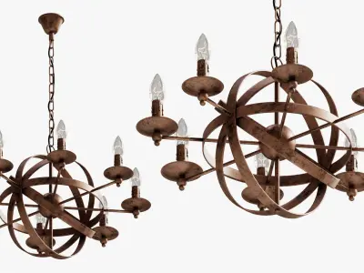 chandelier heliosphere 3D model