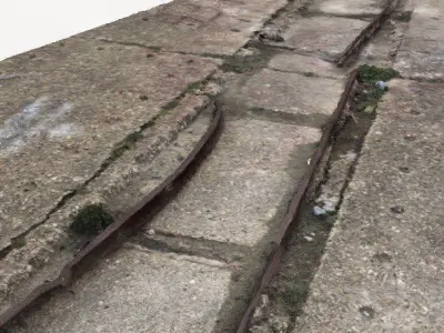 Apocalyptic Landscape Elements 3D model