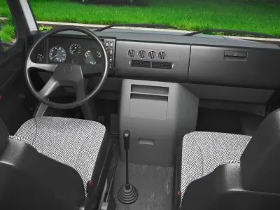  Cargo Freight Passenger Van with Side Windows Black 