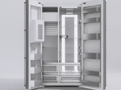 Gaggenau Vario fridge-freezer 2-doors 3D model