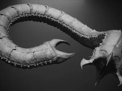 CRAWLERS - 33 Creeping Beasts Curve Brush and OBJs 3D model