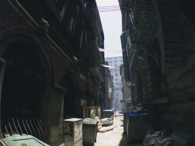 Photoreal Urban City Street Scene and Assets Bundle 3D model