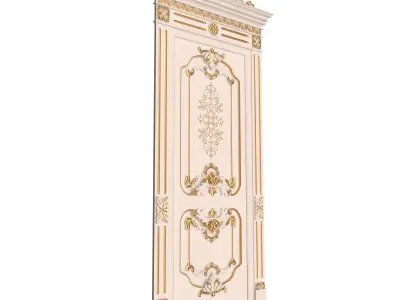 Carved Door Classic 01 3D model