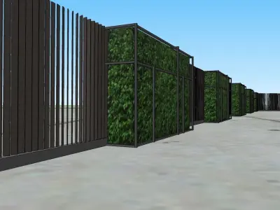 Affordable and Easy-to-Use Boundary Wall 3D Model 3D model