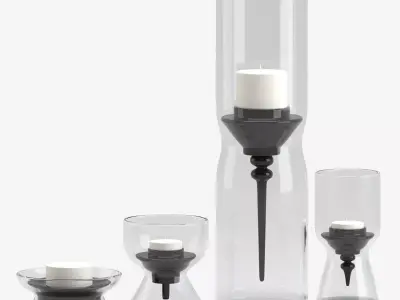 Votive Candle 3D model