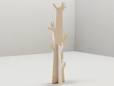 Hanging clothes 3D model