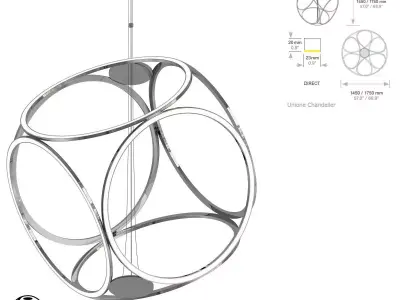 Sattler circle hanging 3D model
