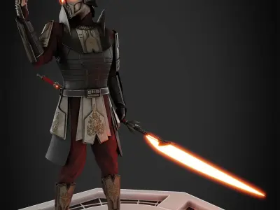 Star Wars Darth Bane Miniature 3D print model