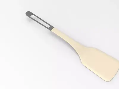 Lender Spatula Low-poly 3D model