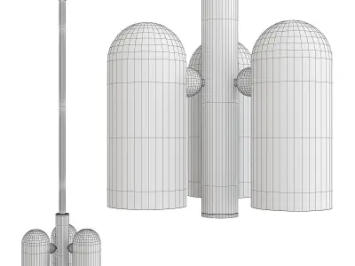 ODYSSEY TUBE PENDANT Low-poly 3D model