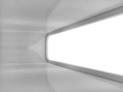 Sci Fi Room Low-poly 3D model