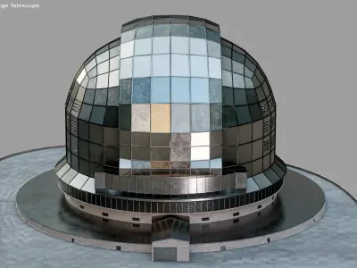  Rigged Extremely Large Telescope ELT PBR 