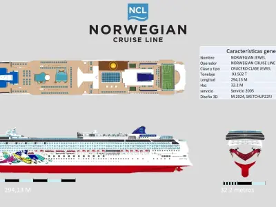 NORWEGIAN JEWEL 3D model