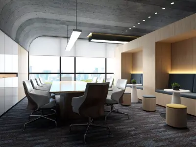 3D model of modern office 3D model