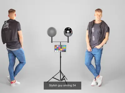 Casual people 15 3D Model Pack