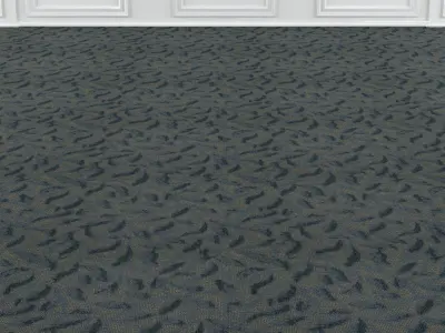 Wall to Wall Seamless Carpet Tile  No 2 3D model
