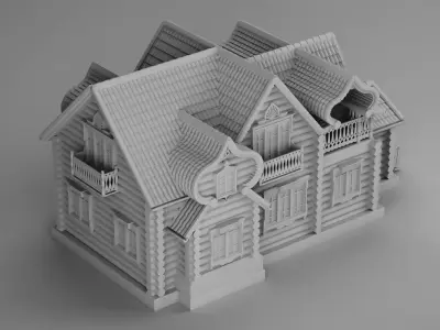 Big slavic house 3D print model