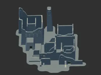 Ad Diriyah town 3D model for 3D Printing 3D print model