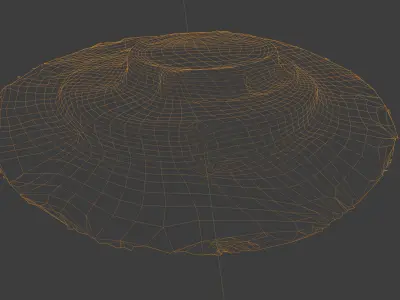 Photorealistic 3D scan of  manhole Hatch cover Sewer Manhole Low-poly 3D model