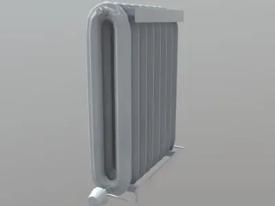 Radiator Low-poly 3D model