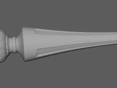 leg High quality 3d models for processing on a cnc machine 3D model 9