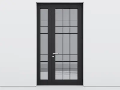 Aluminium door 177 3D model
