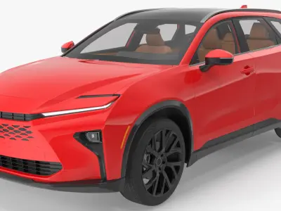  Panoramic Roof Hybrid SUV Red Simplified 