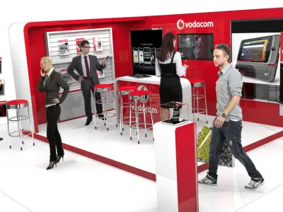 Ultimate exhibition display stand for events 3D Model Pack