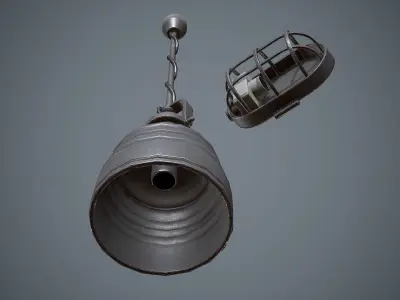 Lamps Pack Low-poly 3D model