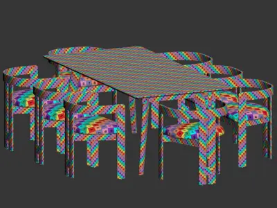 Dining Set 58 3D model