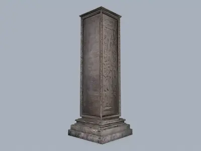 monolith Low-poly 3D model