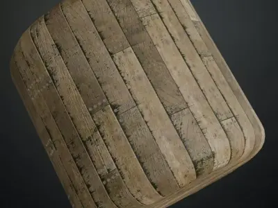 Imperial Green Lacquered Wood Inlay PBR Seamless Texture