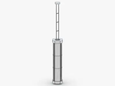 1499 - Hanging Lamp Low-poly 3D model