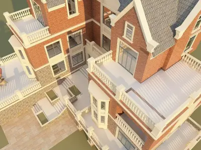 American House 3D model