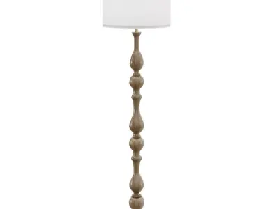 Buser Brown Traditional Floor Lamp 3D model