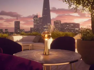 NEW Set  -TOM DIXON MELT - PORTABLE  Cone floor Slim  Fat table 3D model