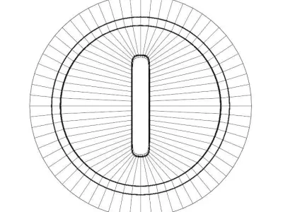 Yellow Mailbox 3D model
