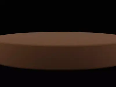 Chocolate Cake Dessert Low-poly 3D model