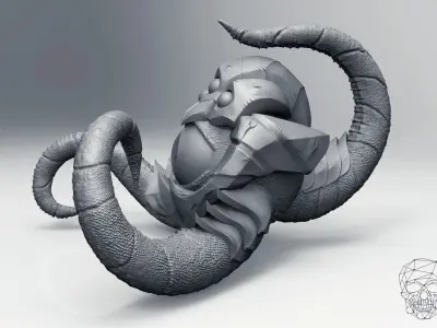Vel Koz Figure 3D print model